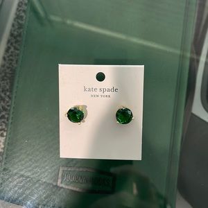 New Kate Spade created emerald earrings. New